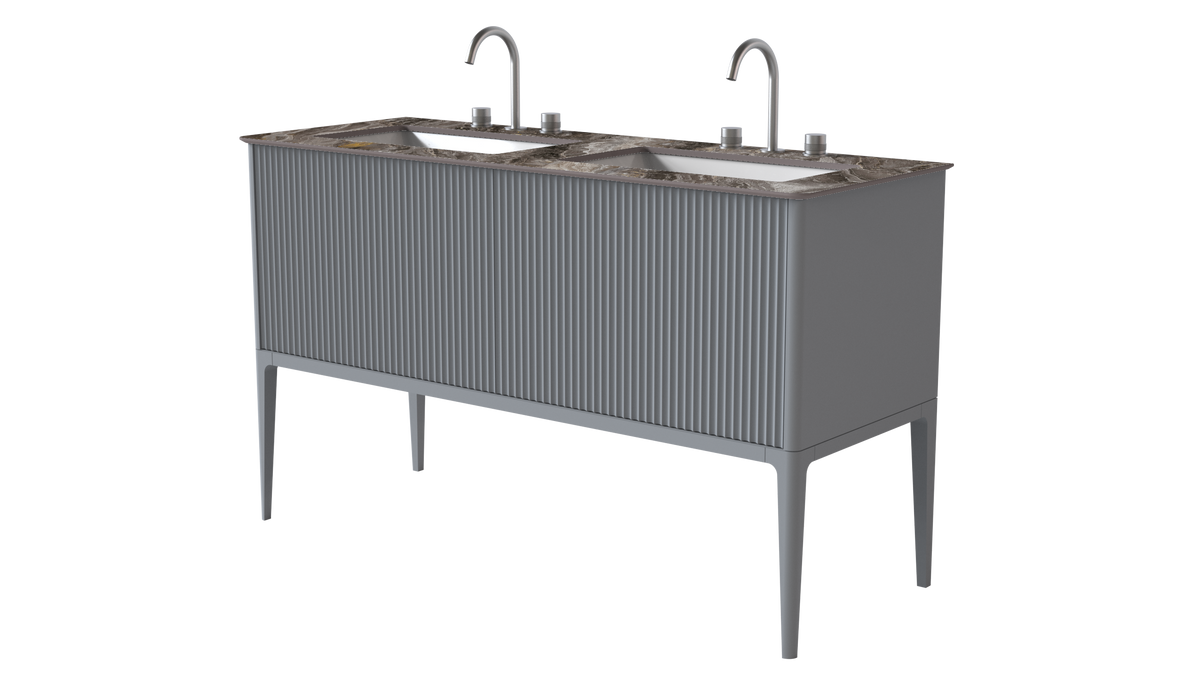 Valentina Flute Colour 1400mm 2 Drawer