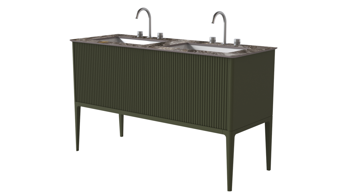 Valentina Flute Colour 1400mm 2 Drawer