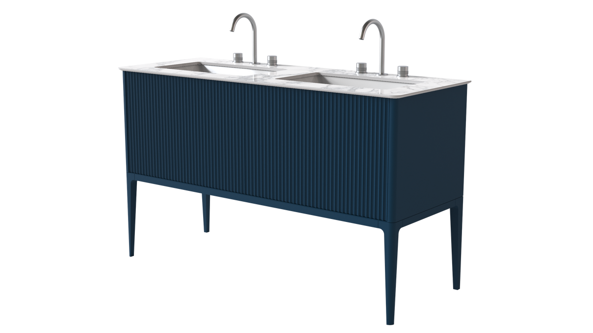 Valentina Flute Colour 1400mm 2 Drawer
