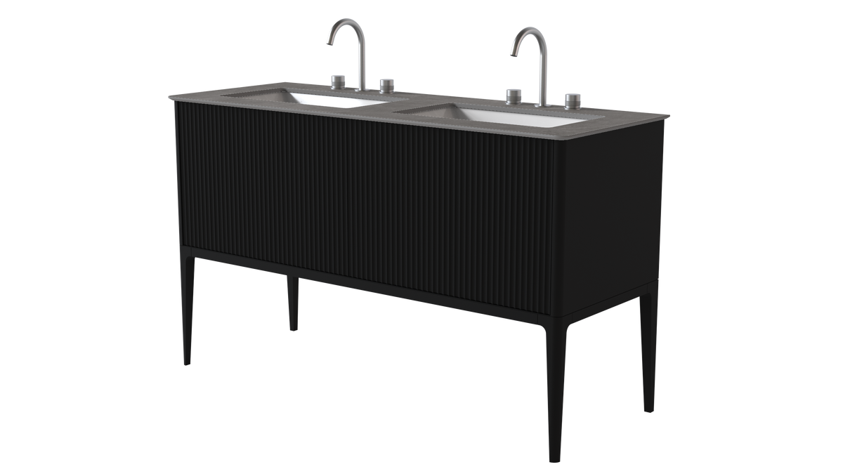 Valentina Flute Colour 1400mm 2 Drawer