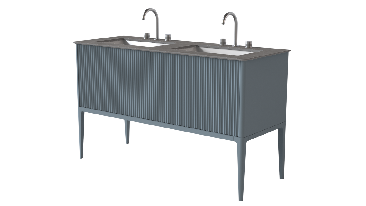 Valentina Flute Colour 1400mm 2 Drawer