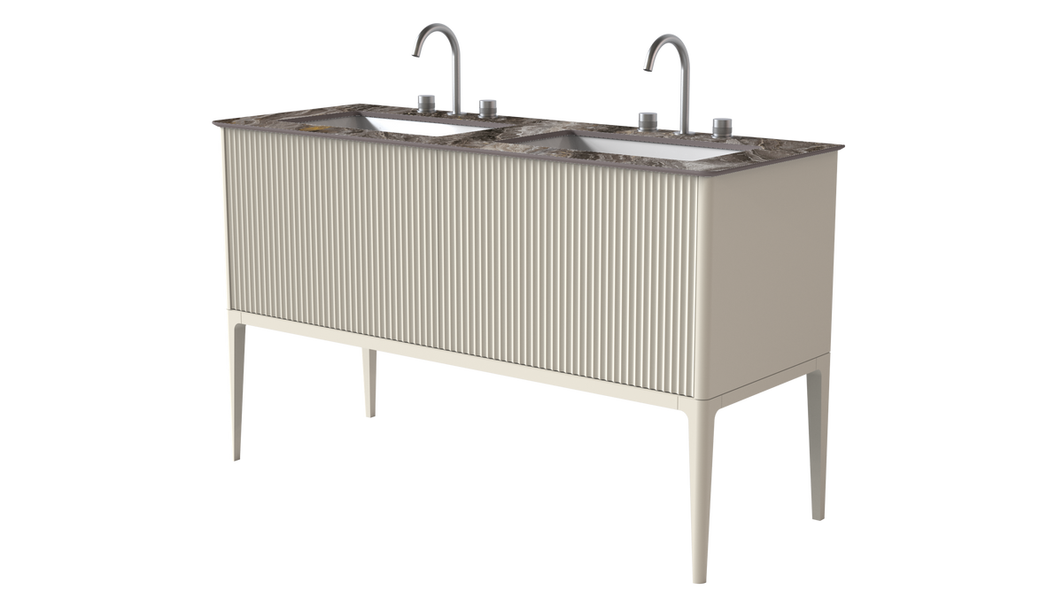 Valentina Flute Colour 1400mm 2 Drawer