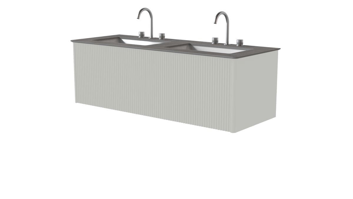 Valentina Flute Colour 1400mm 2 Drawer