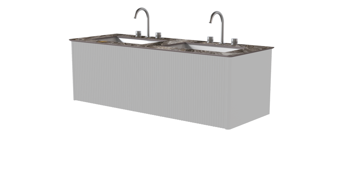Valentina Flute Colour 1400mm 2 Drawer