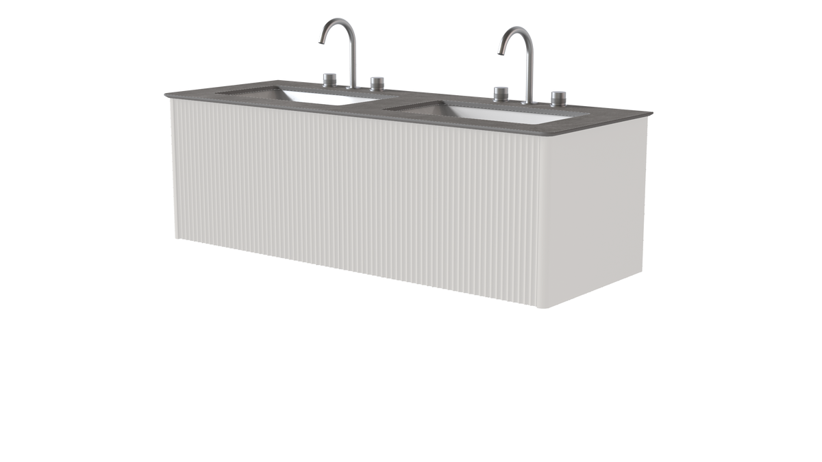Valentina Flute Colour 1400mm 2 Drawer