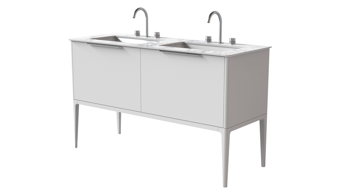 Valentina Smooth 1400mm 2 Drawer