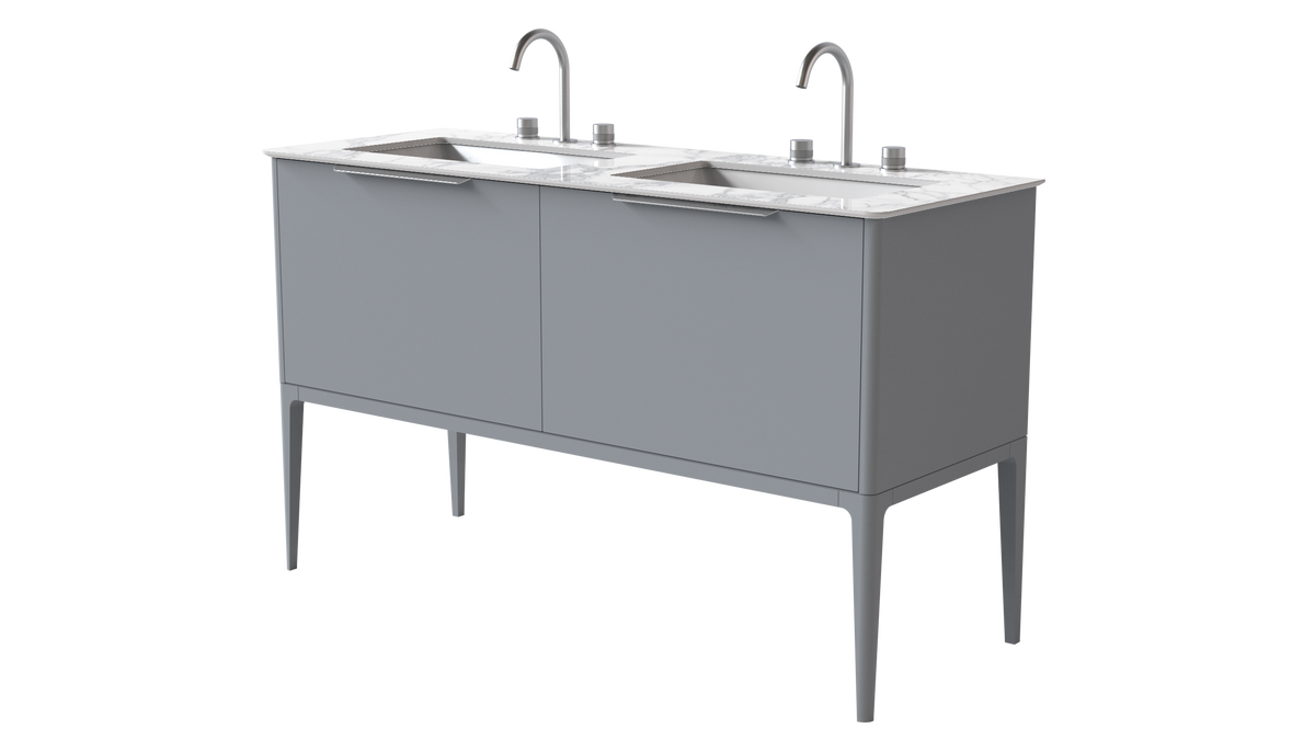 Valentina Smooth 1400mm 2 Drawer