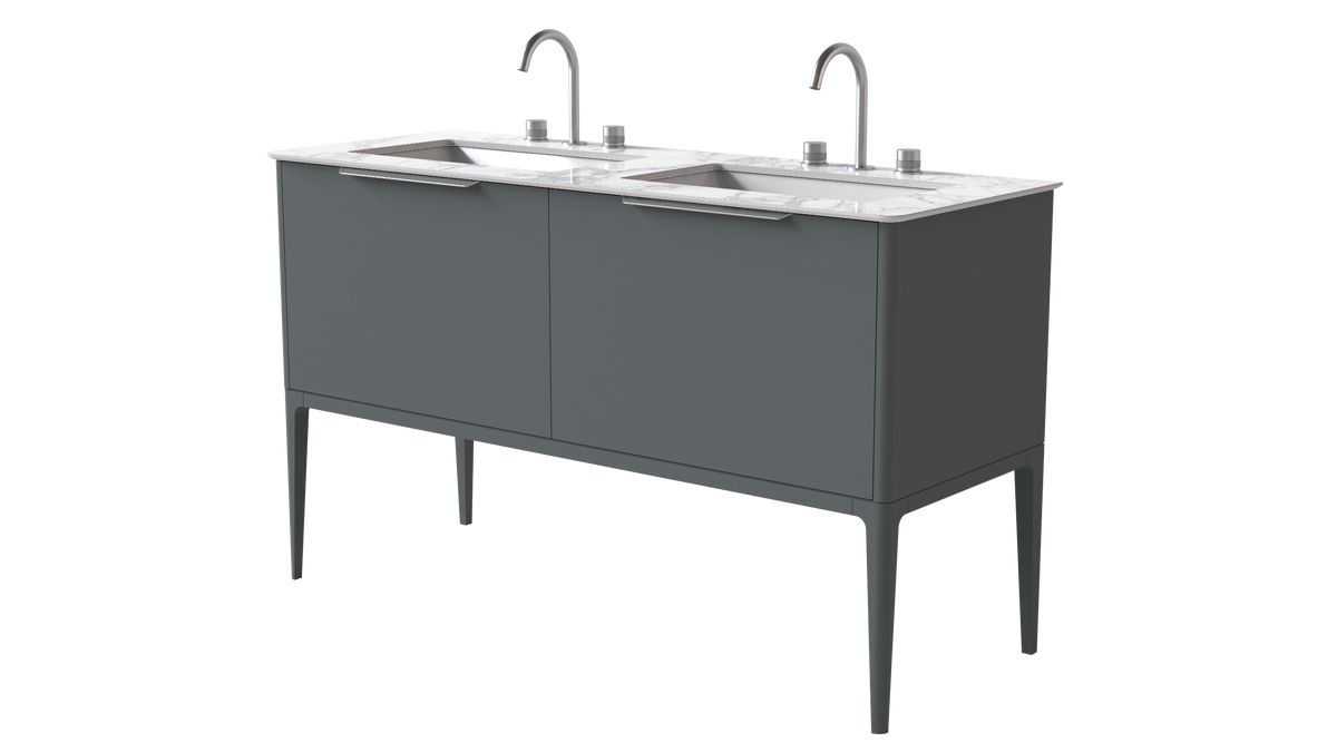 Valentina Smooth 1400mm 2 Drawer