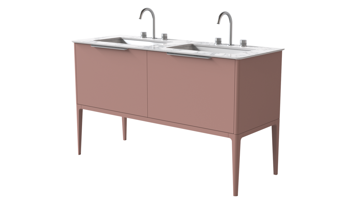 Valentina Smooth 1400mm 2 Drawer