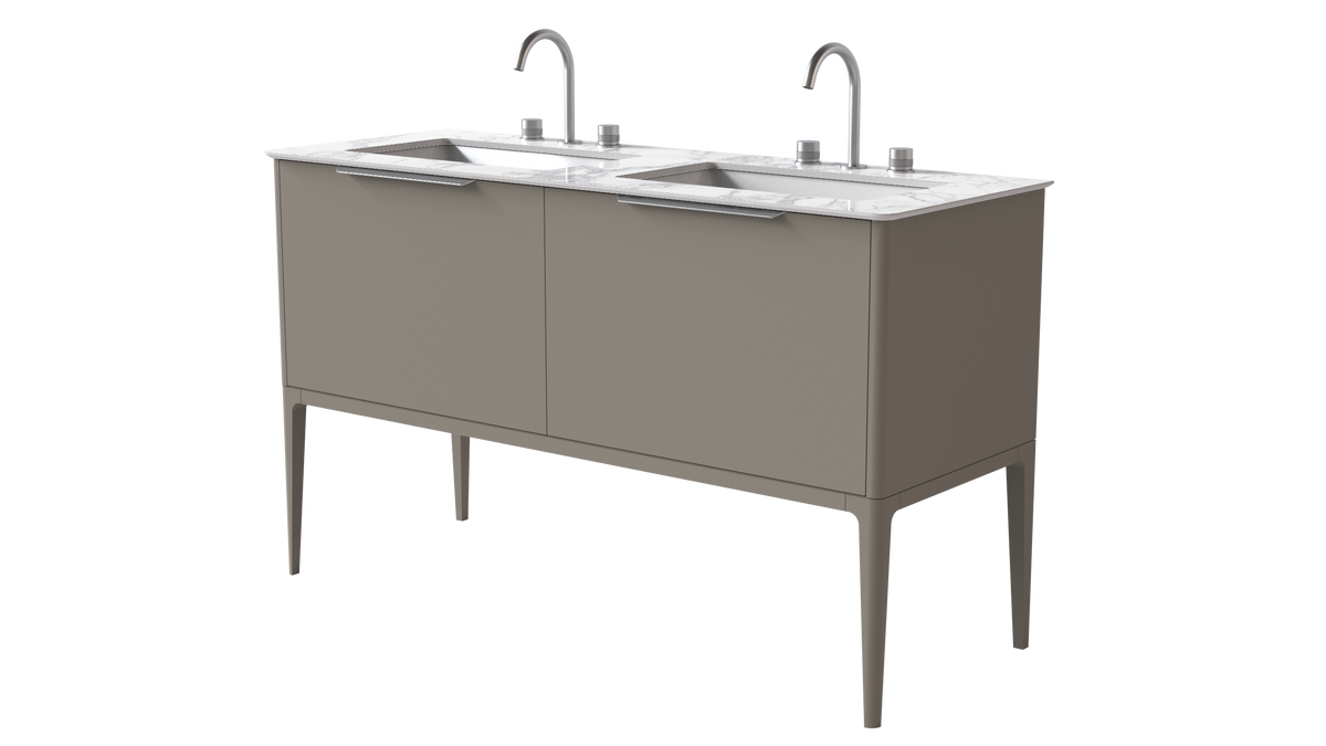 Valentina Smooth 1400mm 2 Drawer