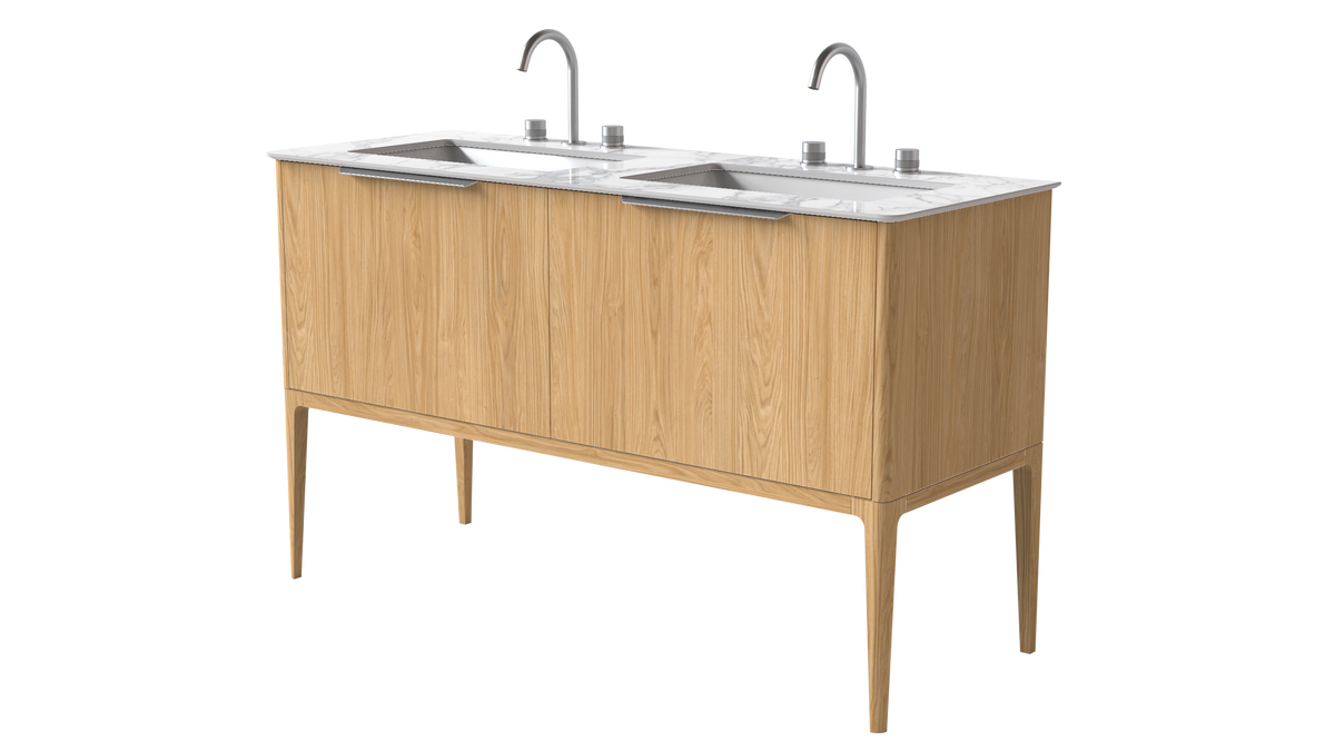 Valentina Smooth 1400mm 2 Drawer