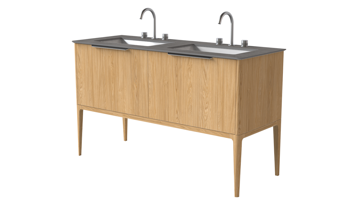 Valentina Smooth 1400mm 2 Drawer