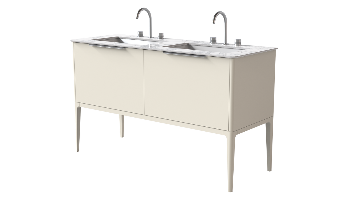 Valentina Smooth 1400mm 2 Drawer