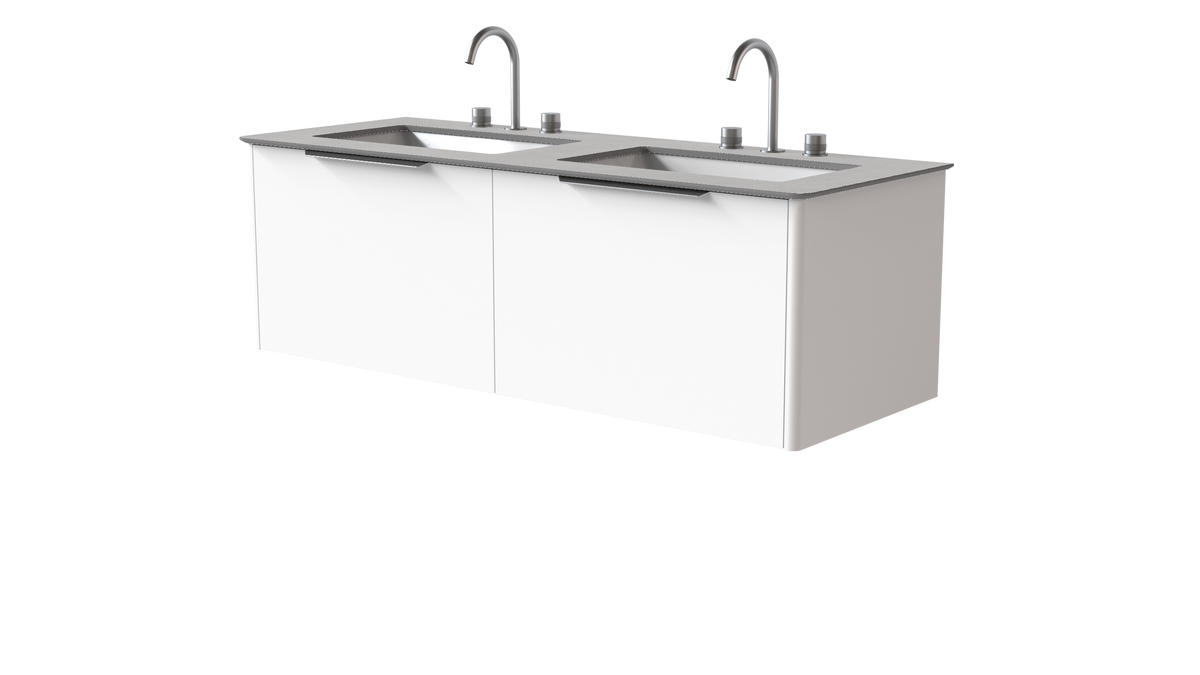 Valentina Smooth 1400mm 2 Drawer