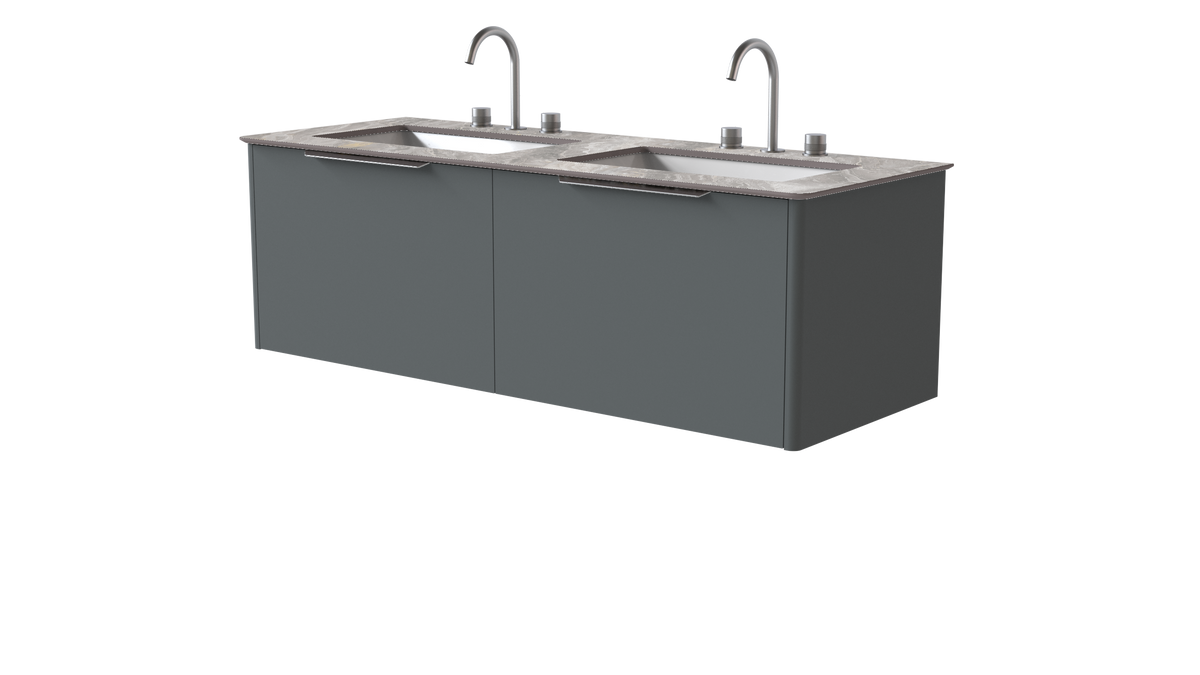 Valentina Smooth 1400mm 2 Drawer
