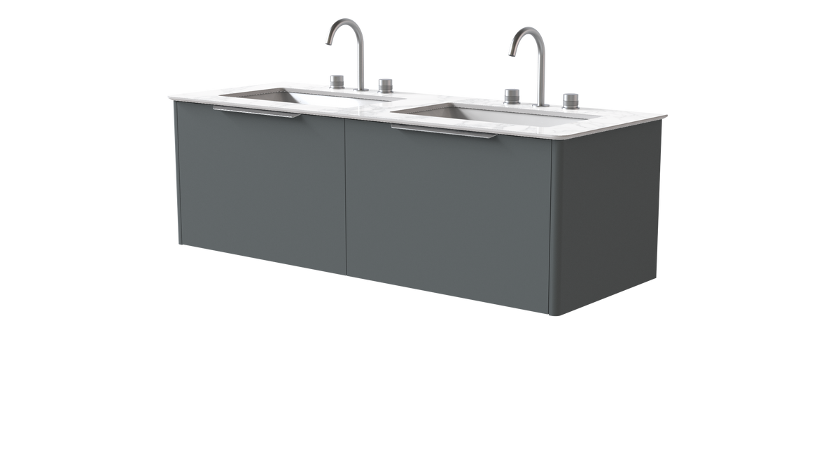 Valentina Smooth 1400mm 2 Drawer
