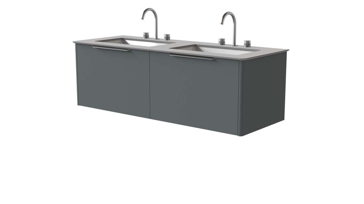 Valentina Smooth 1400mm 2 Drawer