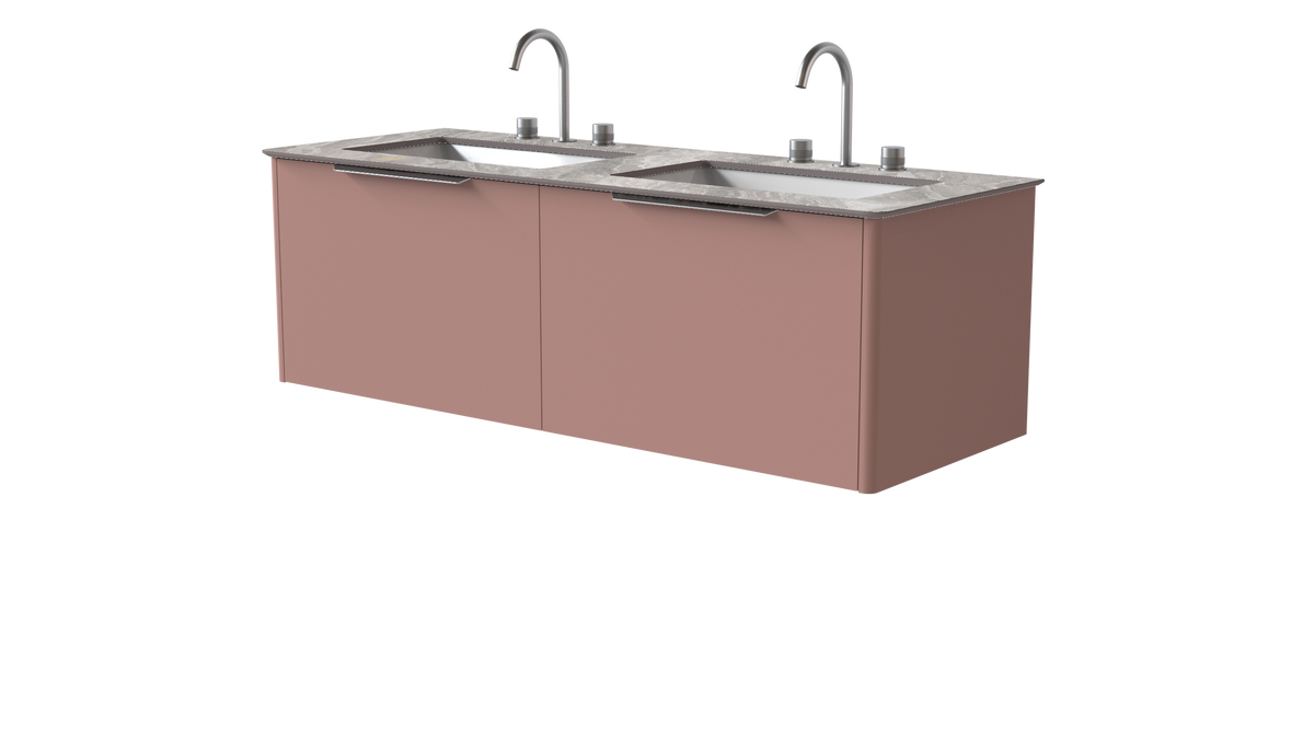 Valentina Smooth 1400mm 2 Drawer