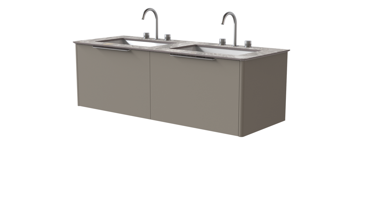 Valentina Smooth 1400mm 2 Drawer