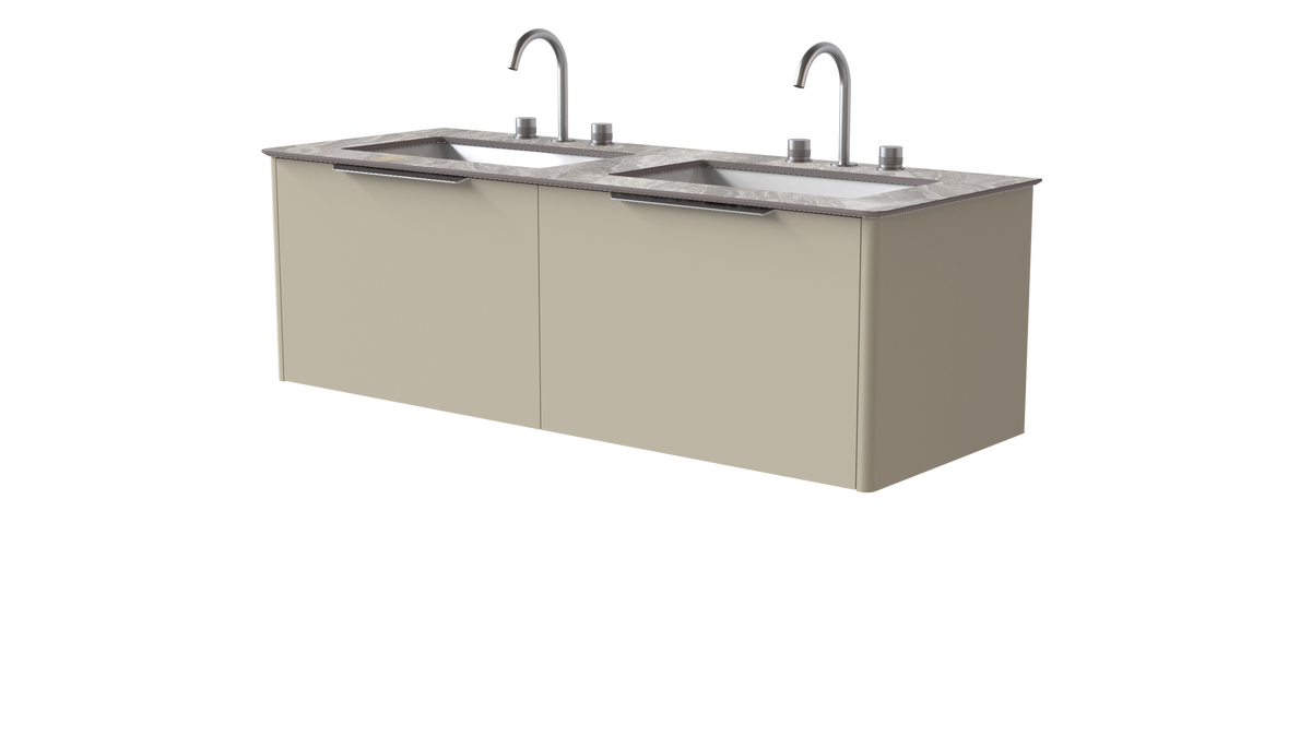 Valentina Smooth 1400mm 2 Drawer