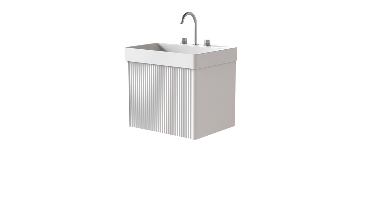 Elice Flute Colour 600mm 1 Drawer
