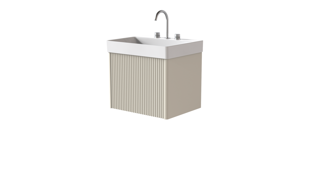 Elice Flute Colour 600mm 1 Drawer