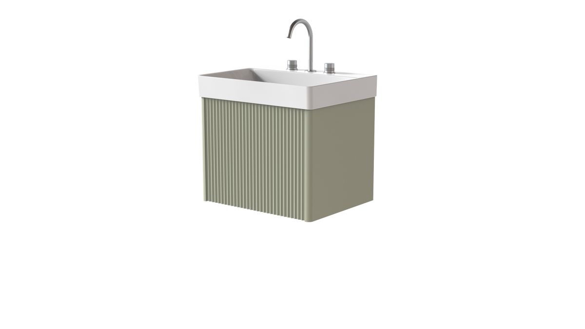 Elice Flute Colour 600mm 1 Drawer