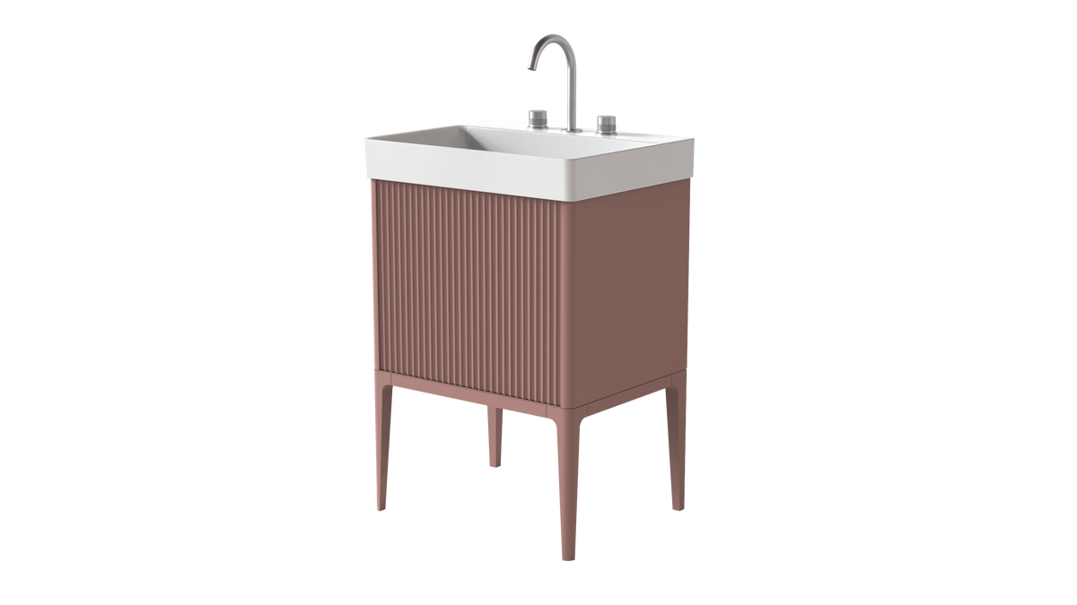 Elice Flute Colour 600mm 1 Drawer