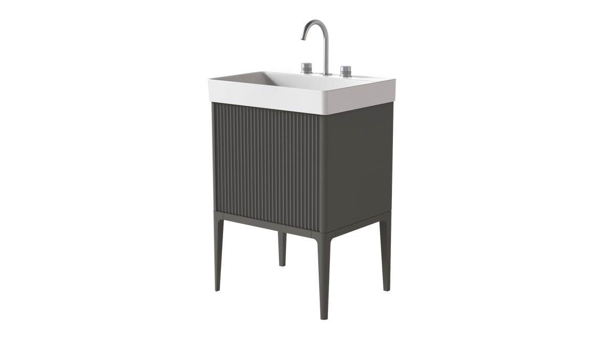 Elice Flute Colour 600mm 1 Drawer