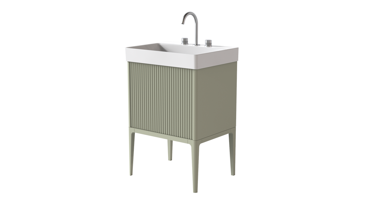 Elice Flute Colour 600mm 1 Drawer