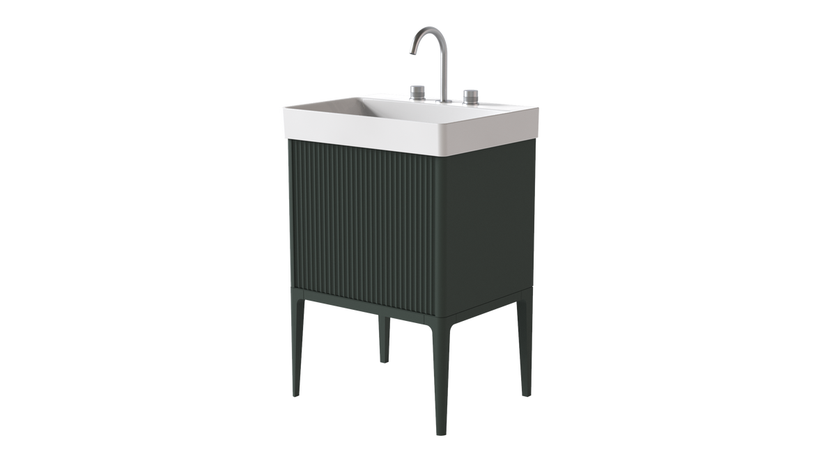 Elice Flute Colour 600mm 1 Drawer