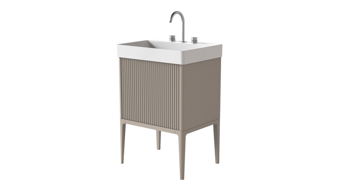 Elice Flute Colour 600mm 1 Drawer