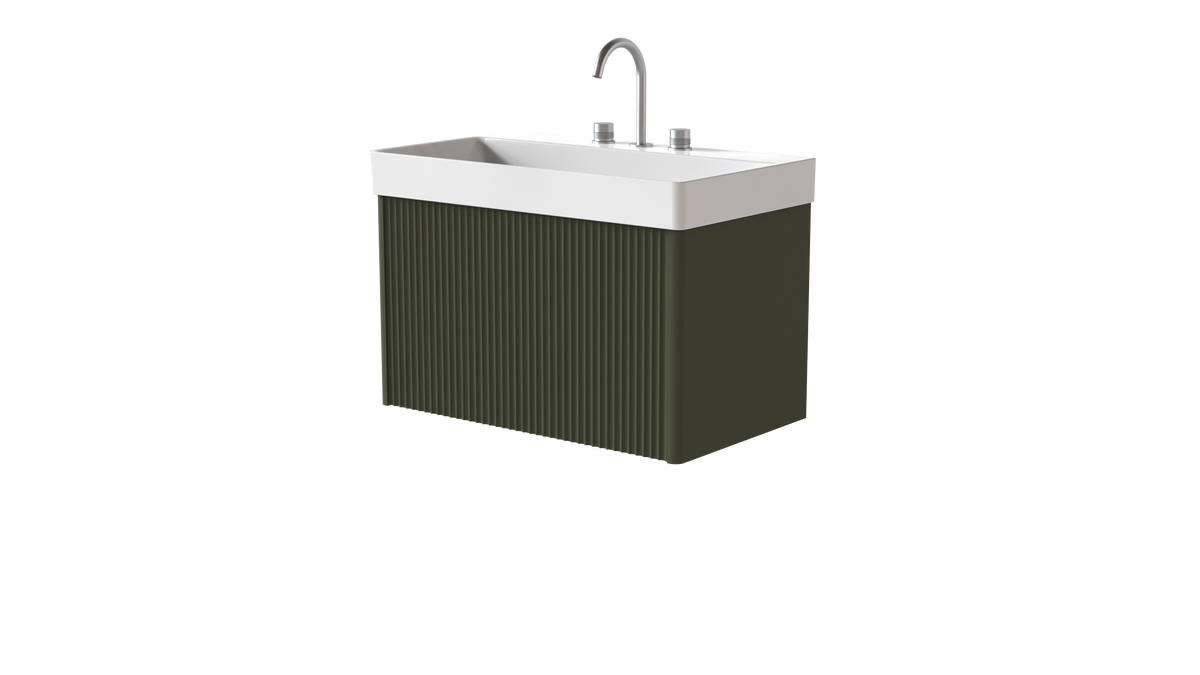 Elice Flute Colour 800mm 1 Drawer