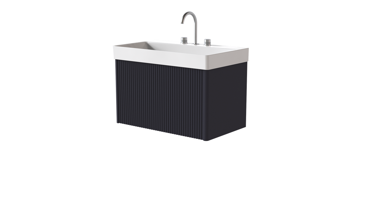 Elice Flute Colour 800mm 1 Drawer