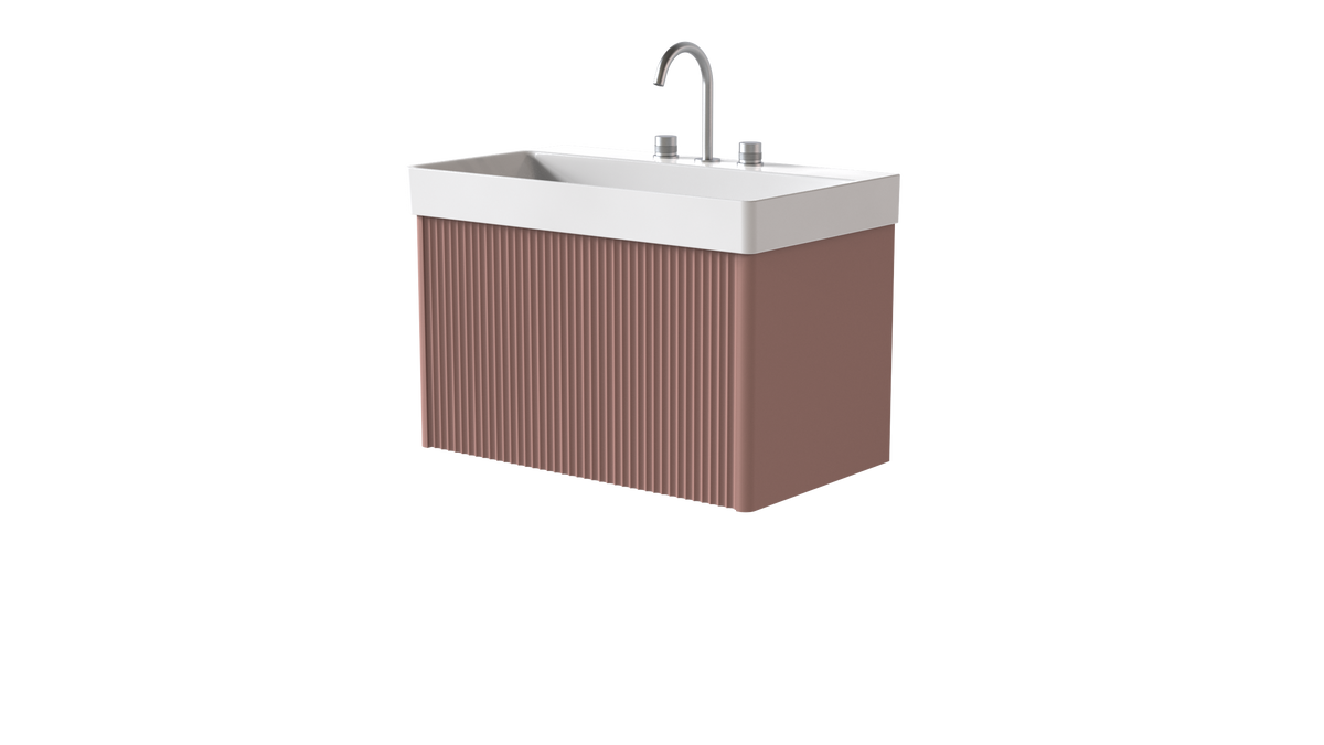 Elice Flute Colour 800mm 1 Drawer