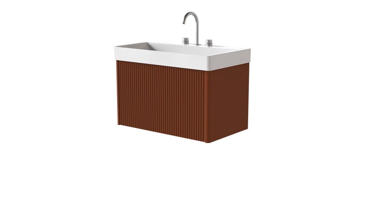 Elice Flute Colour 800mm 1 Drawer