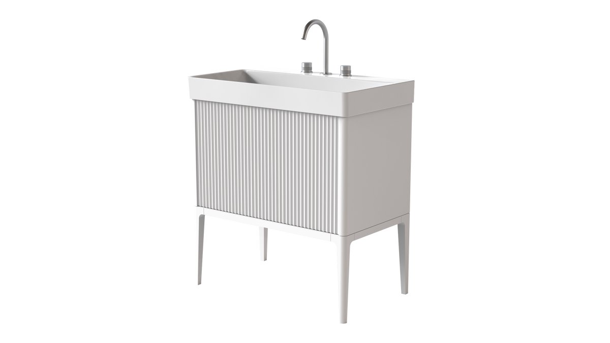 Elice Flute Colour 800mm 1 Drawer