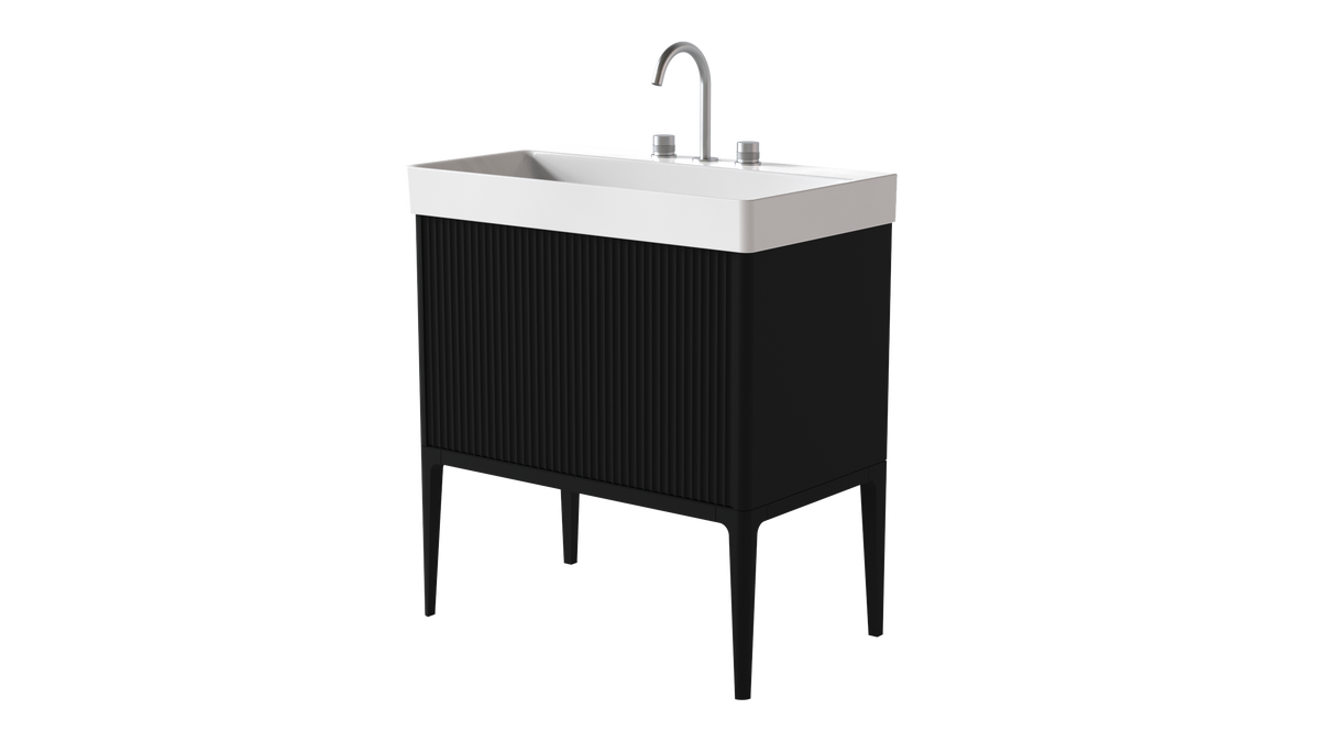 Elice Flute Colour 800mm 1 Drawer