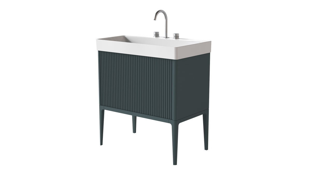 Elice Flute Colour 800mm 1 Drawer