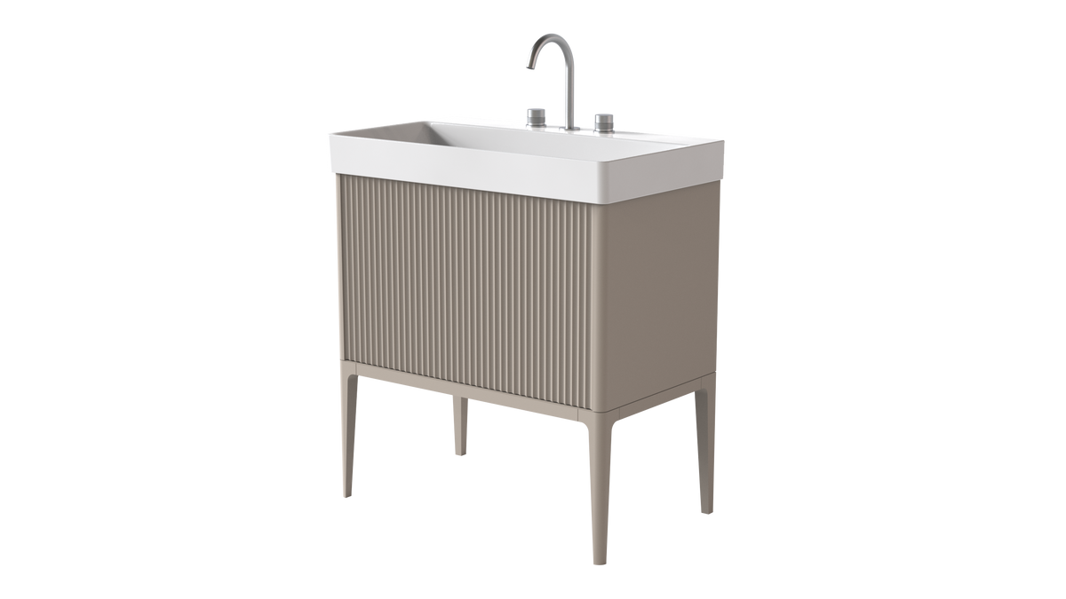 Elice Flute Colour 800mm 1 Drawer