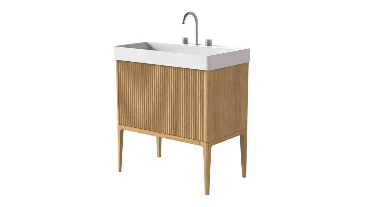 Elice Flute 800mm 1 Drawer