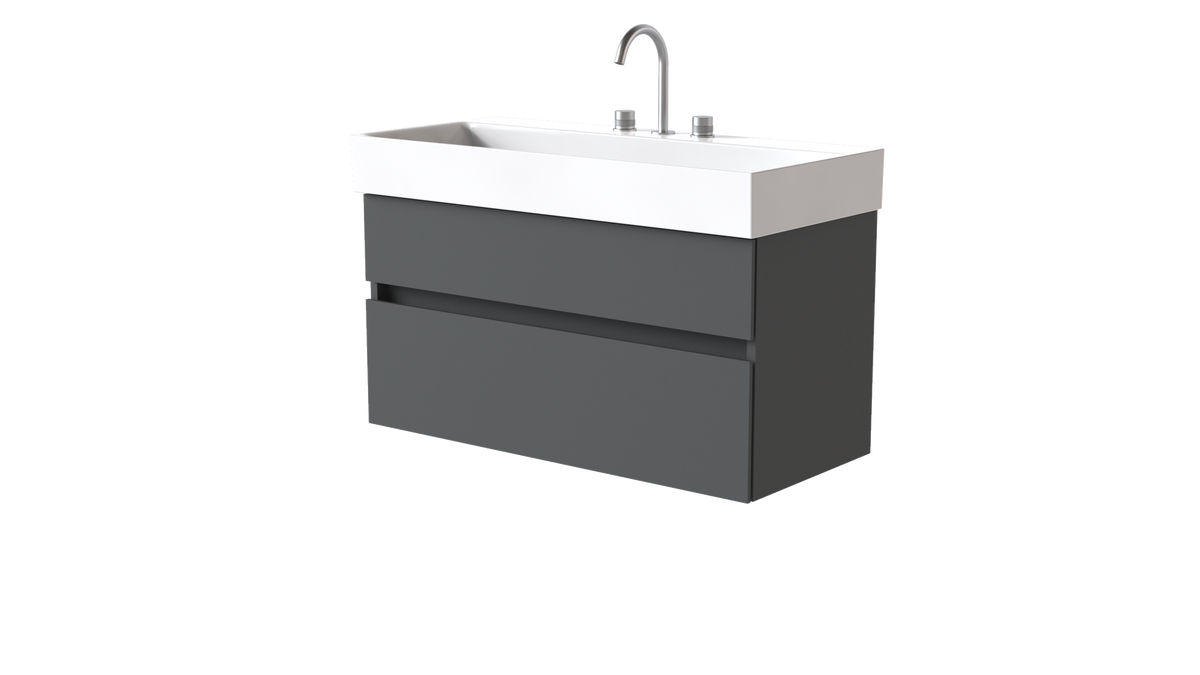 Premium 1000mm 2 Drawer