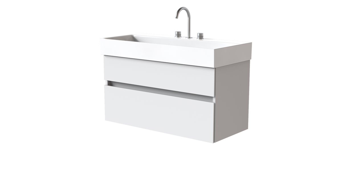 Premium 1000mm 2 Drawer