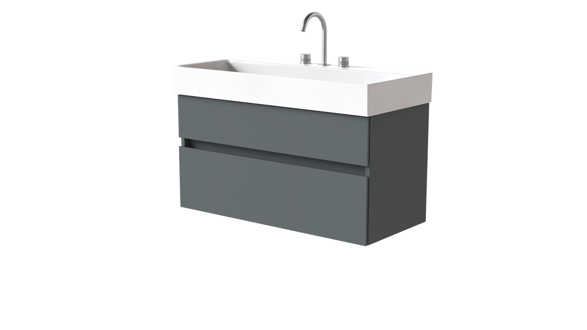 Premium 1000mm 2 Drawer