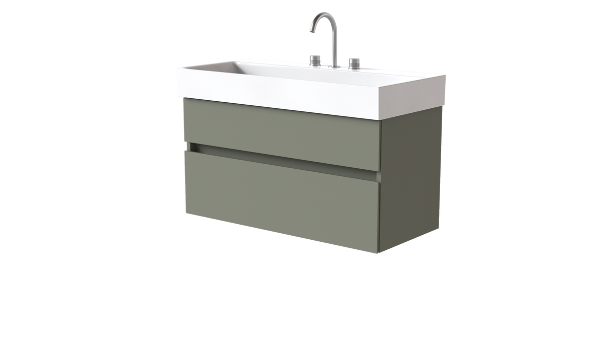 Premium 1000mm 2 Drawer