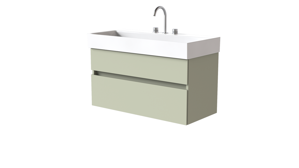 Premium 1000mm 2 Drawer
