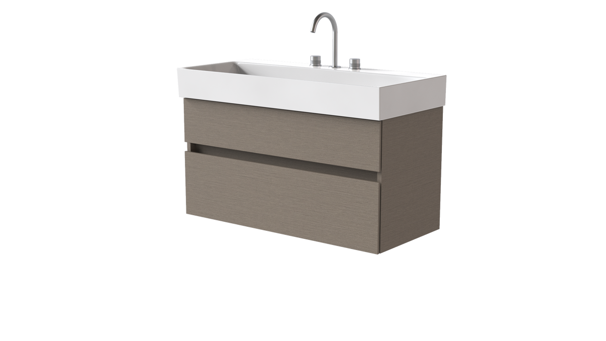 Premium 1000mm 2 Drawer