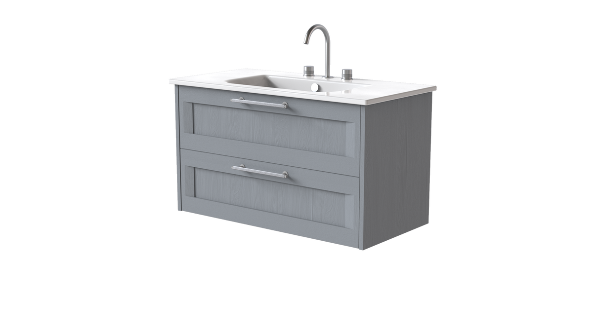 Italy Shaker 1000mm 2 Drawer
