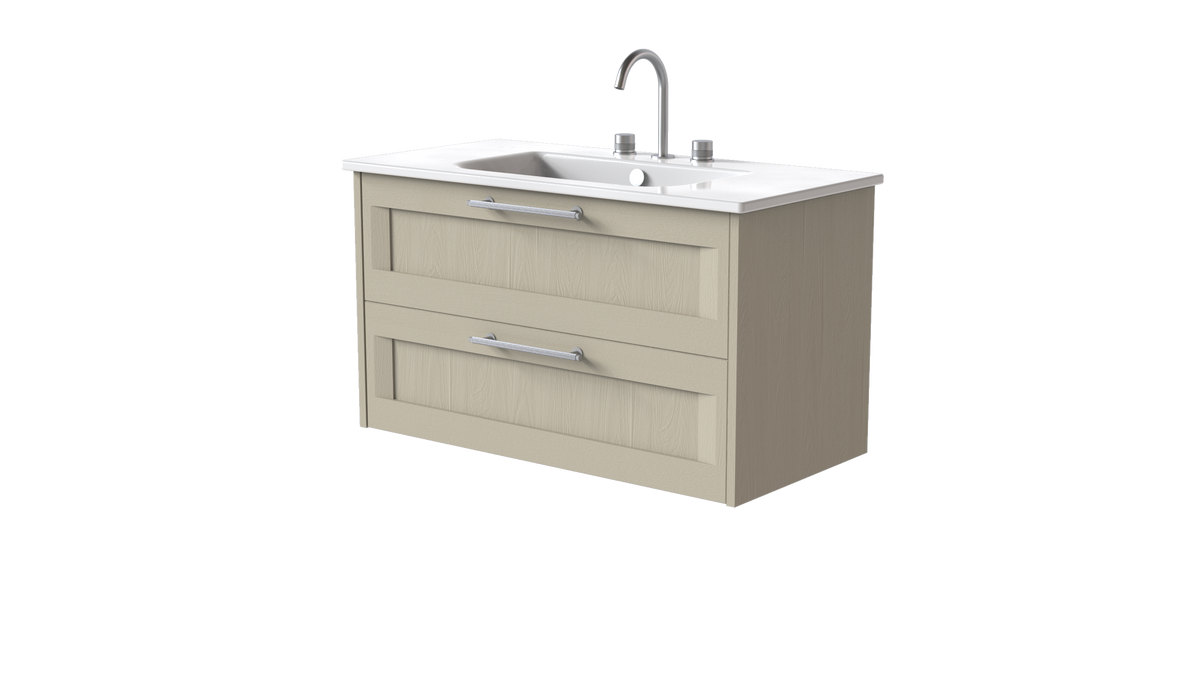 Italy Shaker 1000mm 2 Drawer