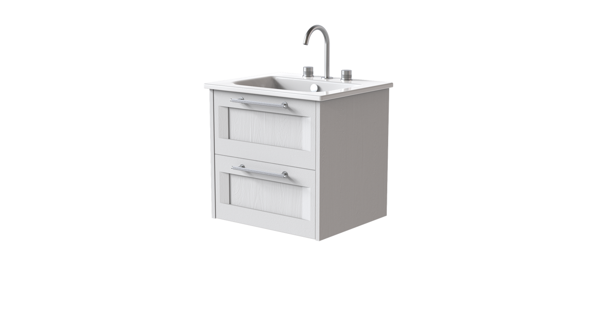 Italy Shaker 600mm 2 Drawer